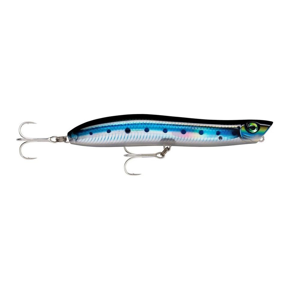 Rapala Maxrap Walk N Roll Hd Blue Sardine Popper Hd Blue Sardine