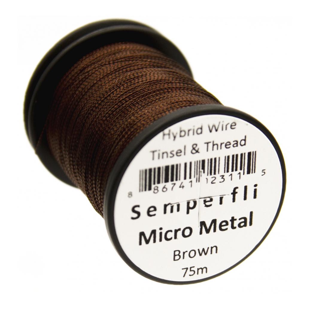 Image of Semperfli Micro Metal - Brown - Hybrid Wire bei fischen.ch