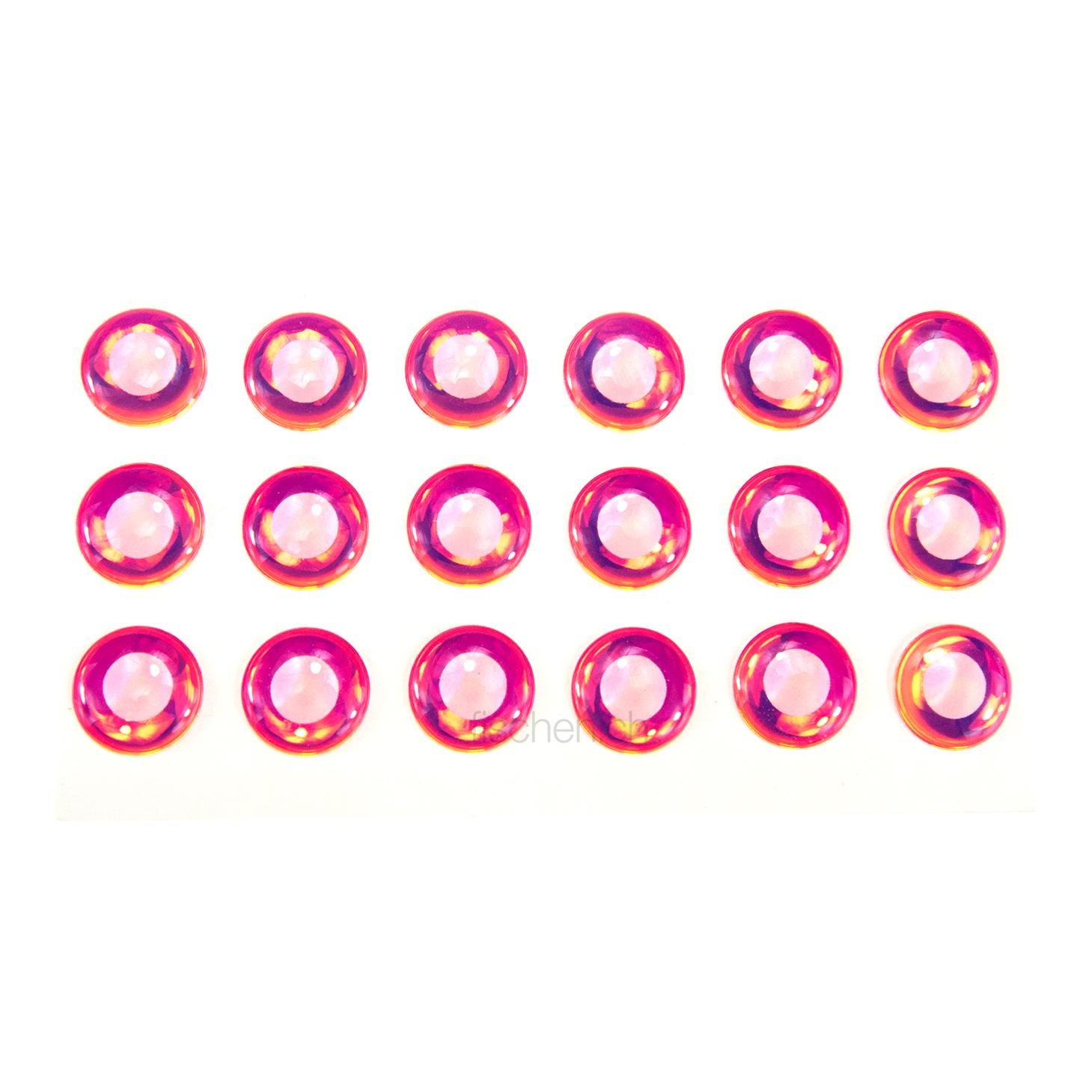 Bauer Epoxy Eyes - White/Pink - Augen