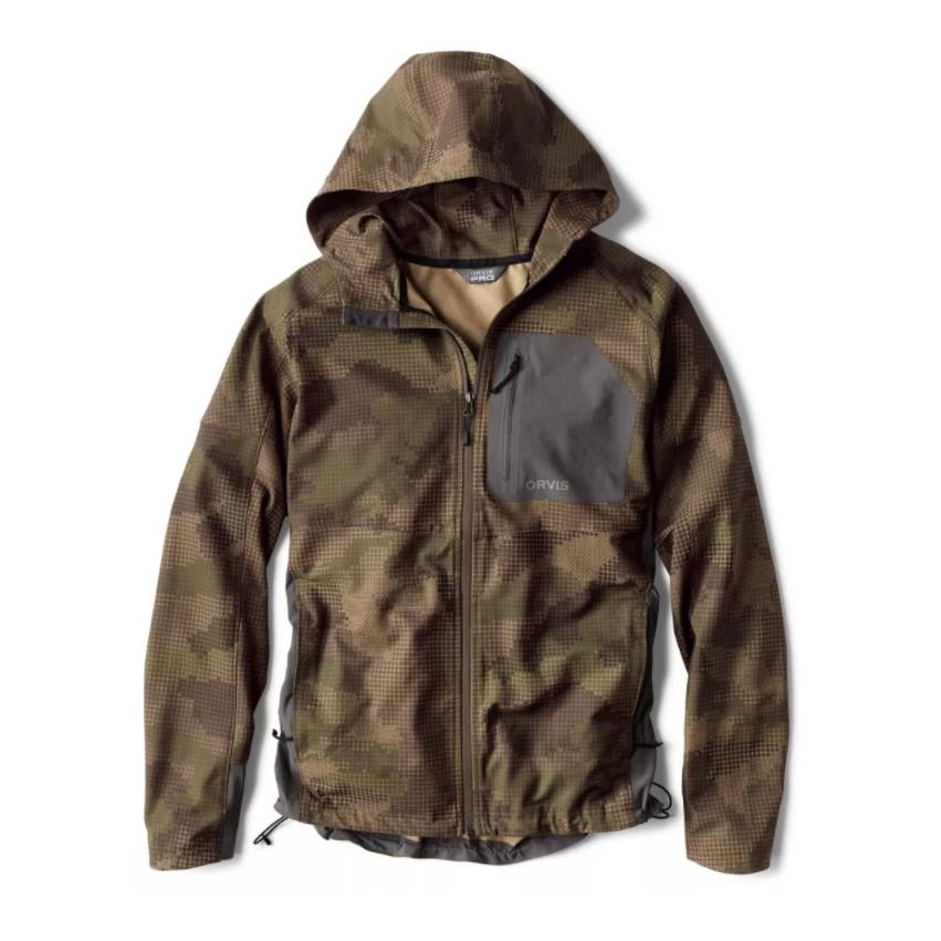 Image of Orvis Men's Pro LT Softshell Hoodie Camouflage - Jacke bei fischen.ch
