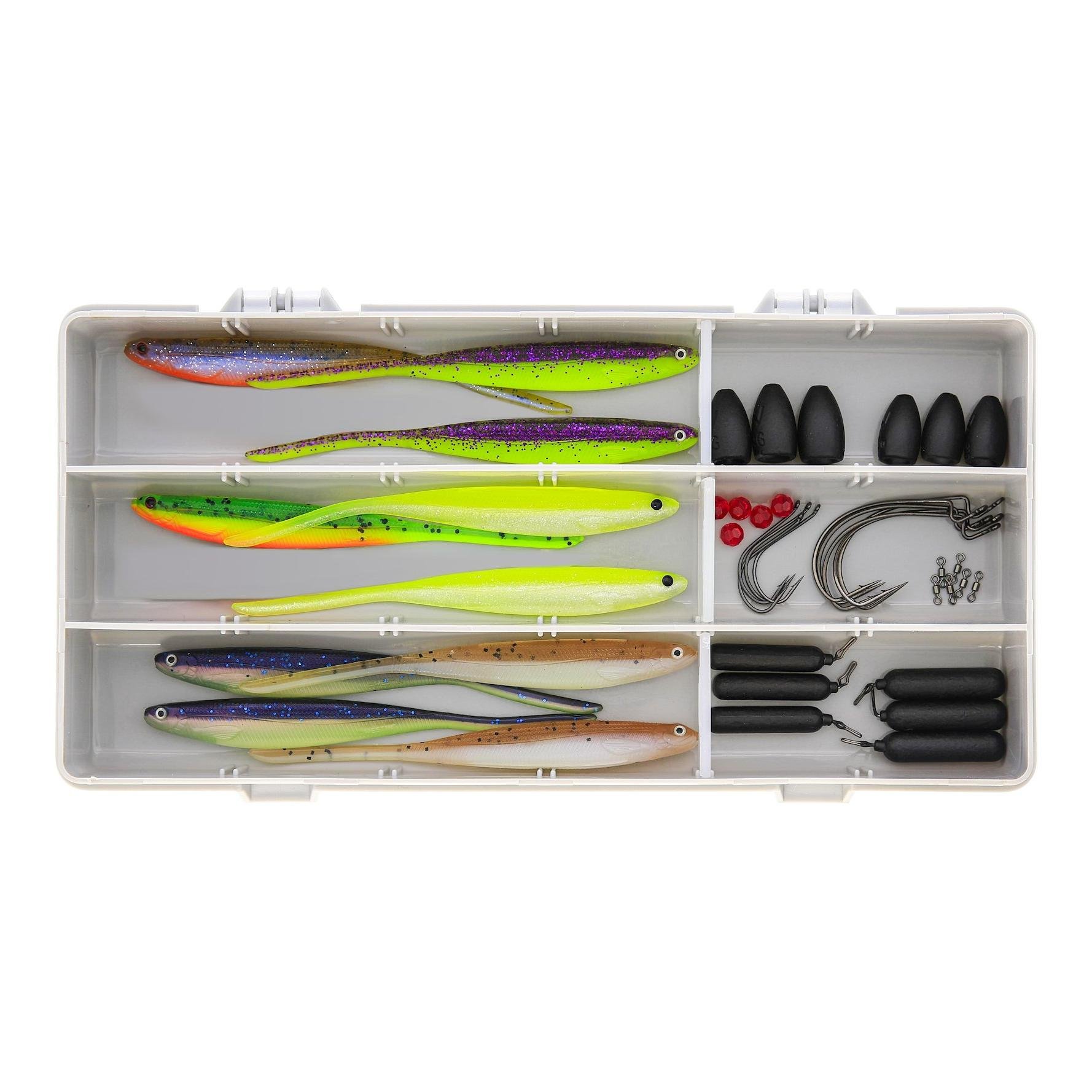 Westin Zander Box - Dropshot + Texas & Carolina - Köderbox