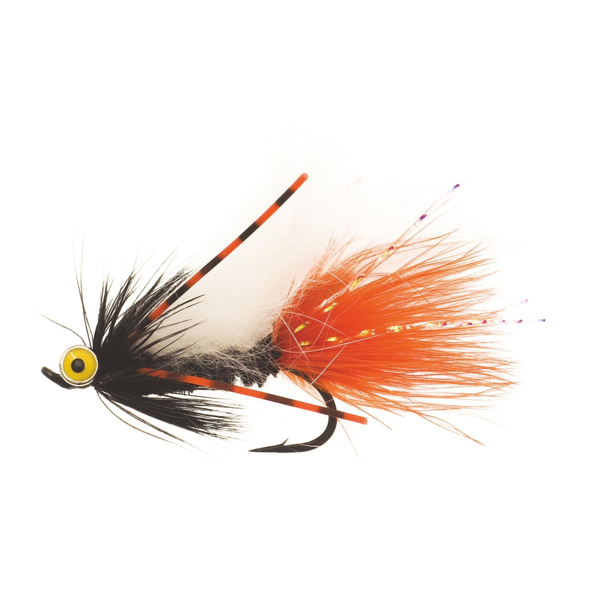 Unique Flies Zonky Orange/Black - Streamer