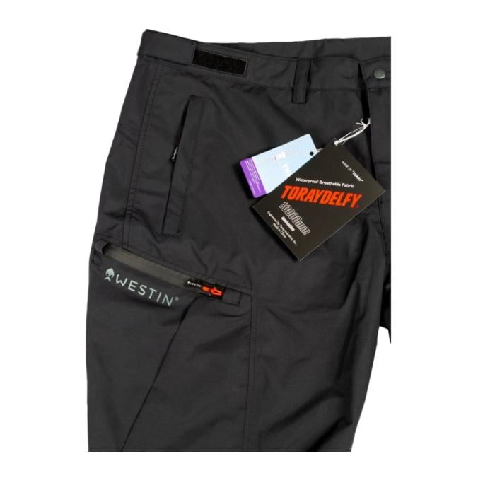 W6 Rain Pants Steel Black - Regenhose