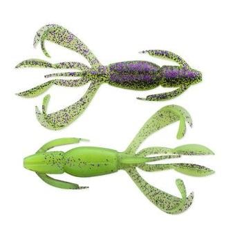 Image of Keitech Crazy Flapper - Gummiköder - Purple Chartreuse - bei fischen.ch