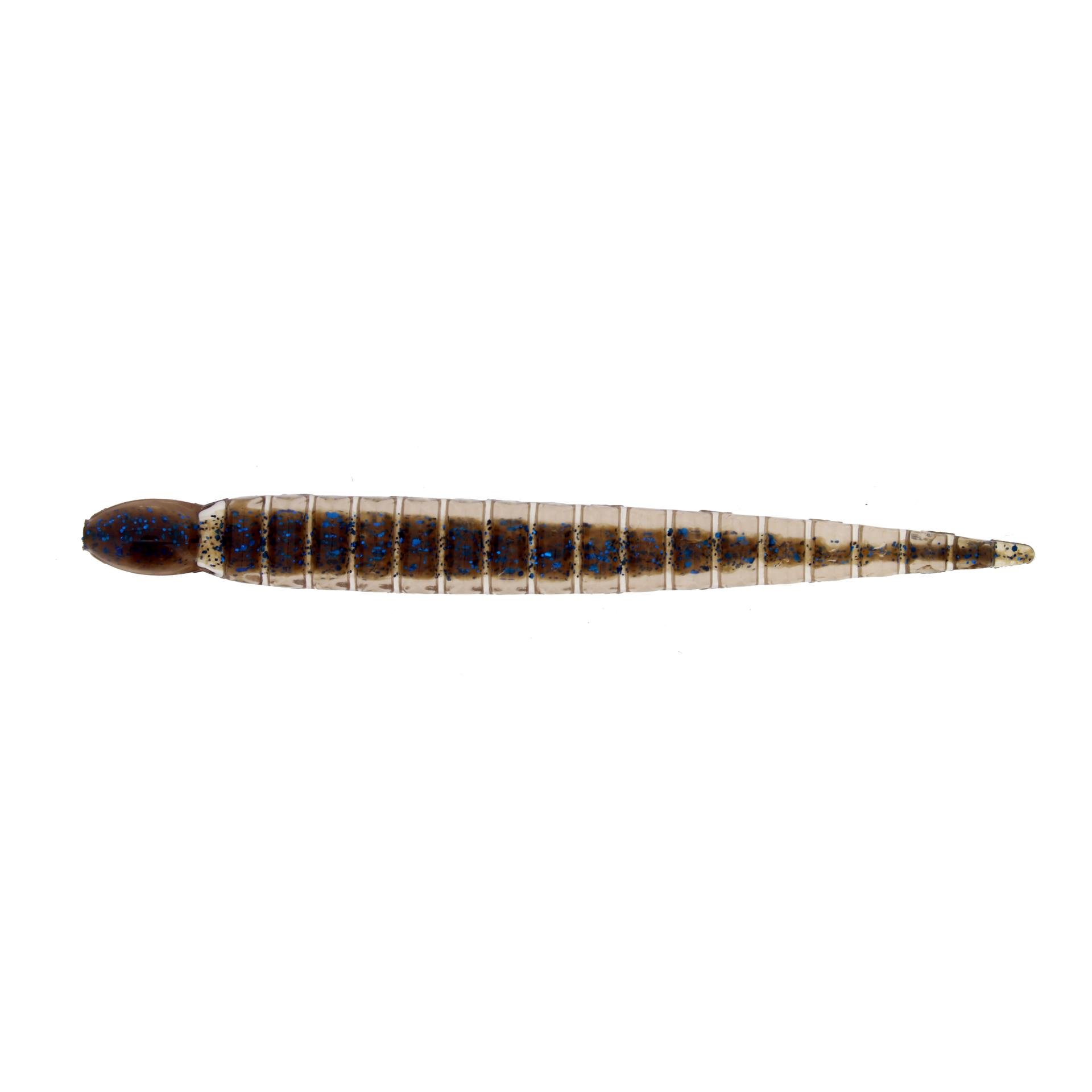 Image of Keitech Custom Leech Blue Flash Cinnamon - Gummiköder bei fischen.ch