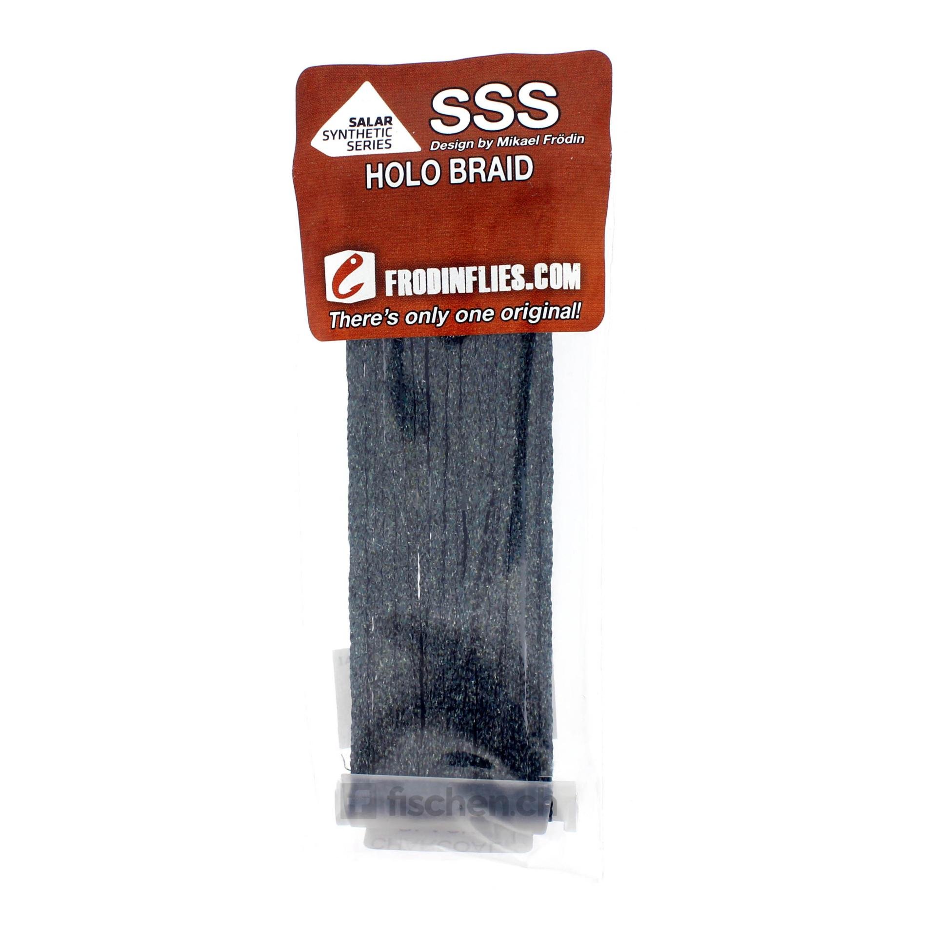 Image of Frödinflies SSS Holo Braid - charcoal black bei fischen.ch