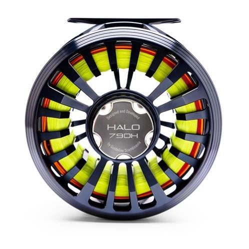 Halo Dark Sapphire Blue DH - Fliegenrolle