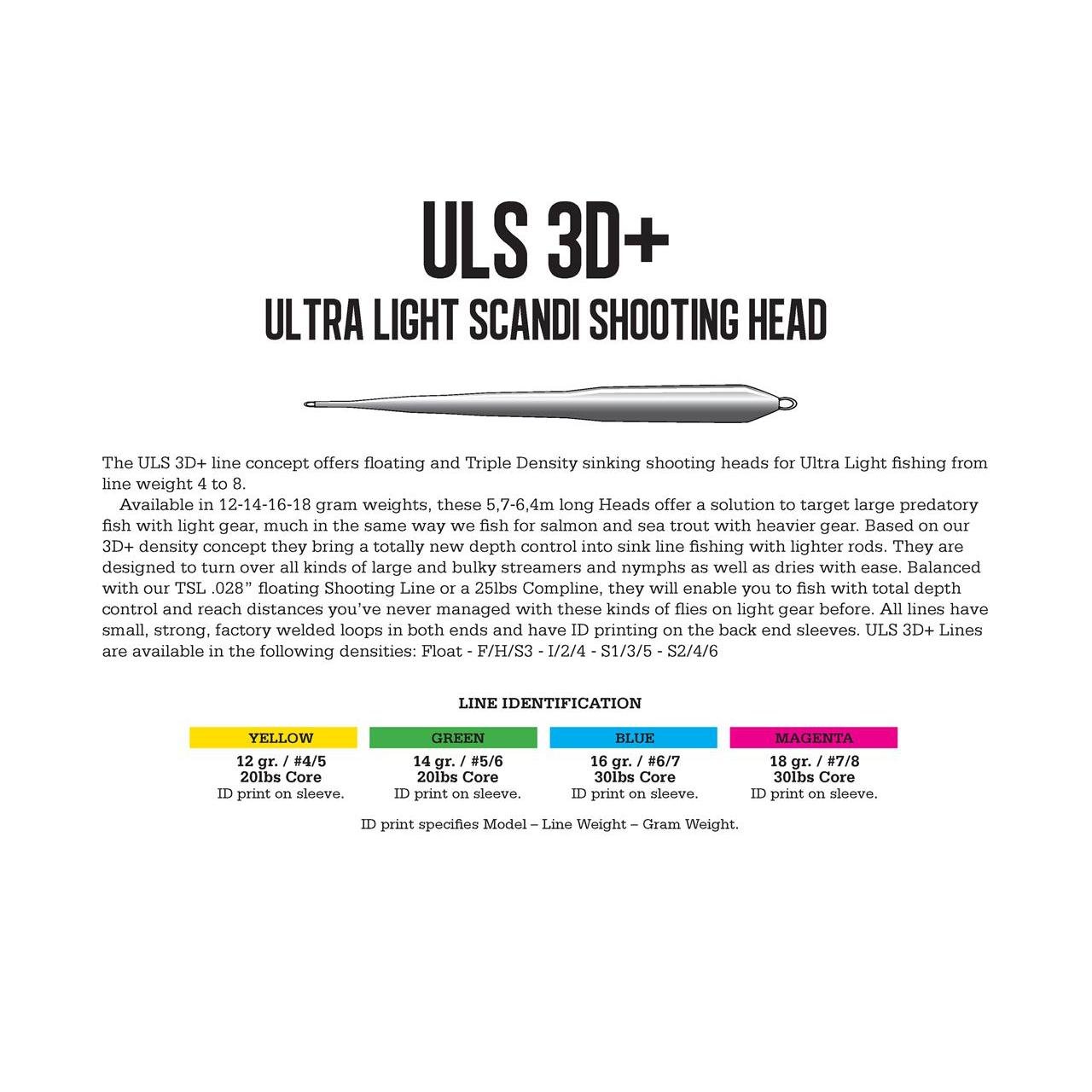 ULS 3D+ Ultra Light Scandi Float - Schusskopf