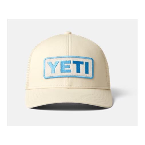 Image of YETI Logo Badge Trucker Hat - Cap - Cream - bei fischen.ch