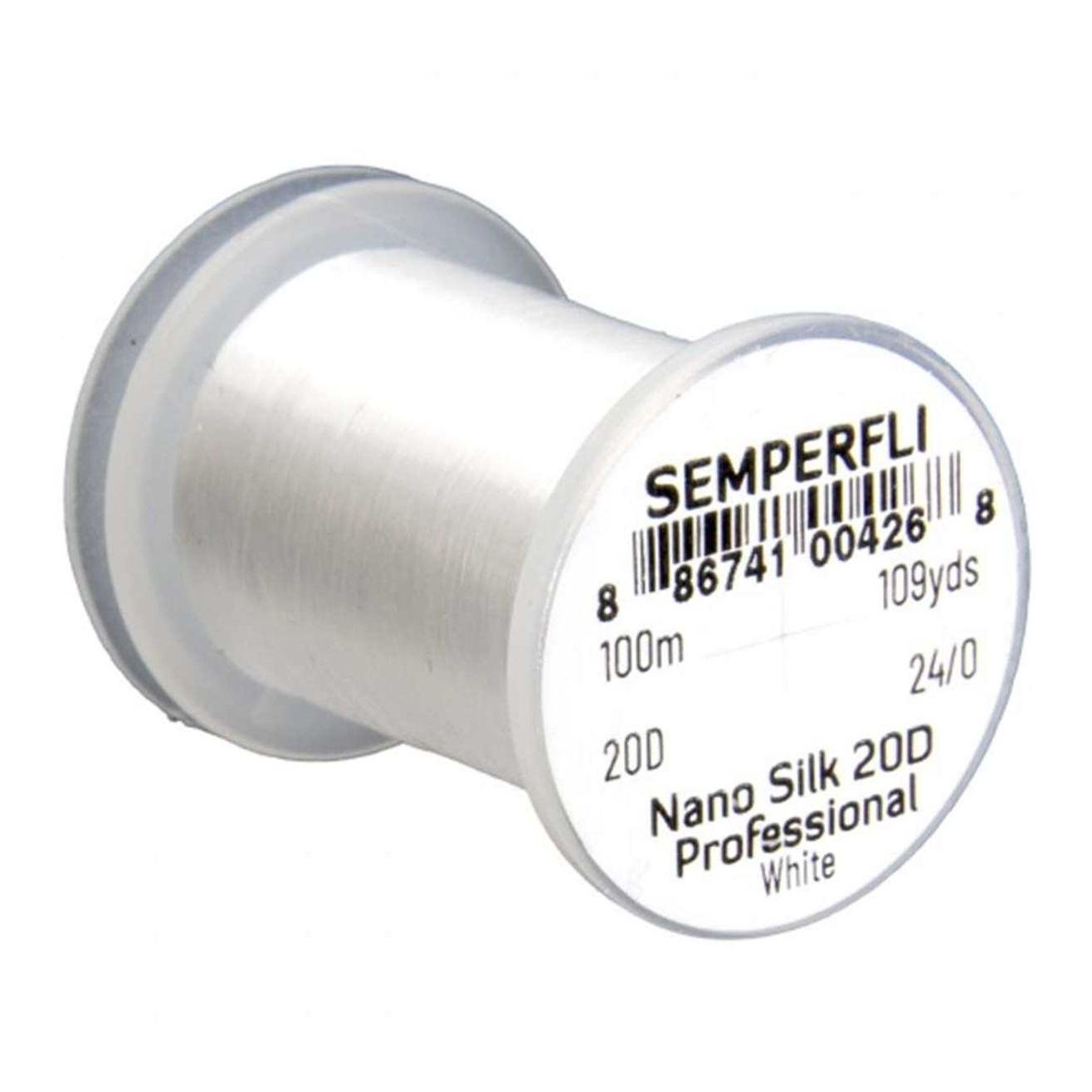 Nano Silk Pro 20D - White - Bindefaden