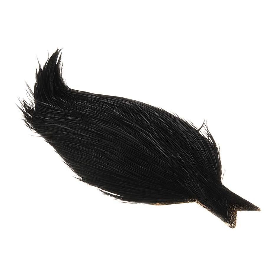 Image of Whiting Dry Fly Hackle - Black - Balg/Cape bei fischen.ch