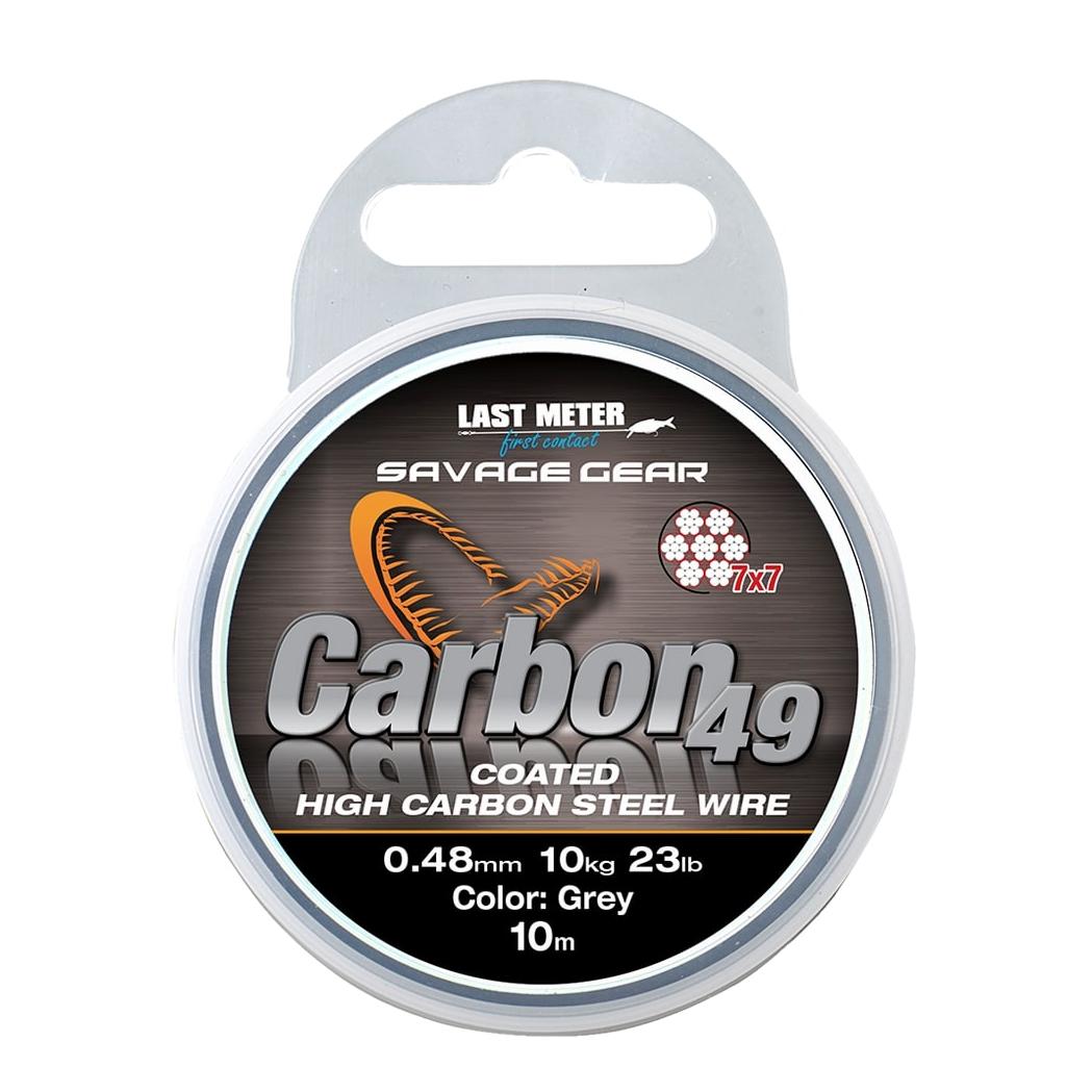 Carbon49 10m - Stahlvorfach