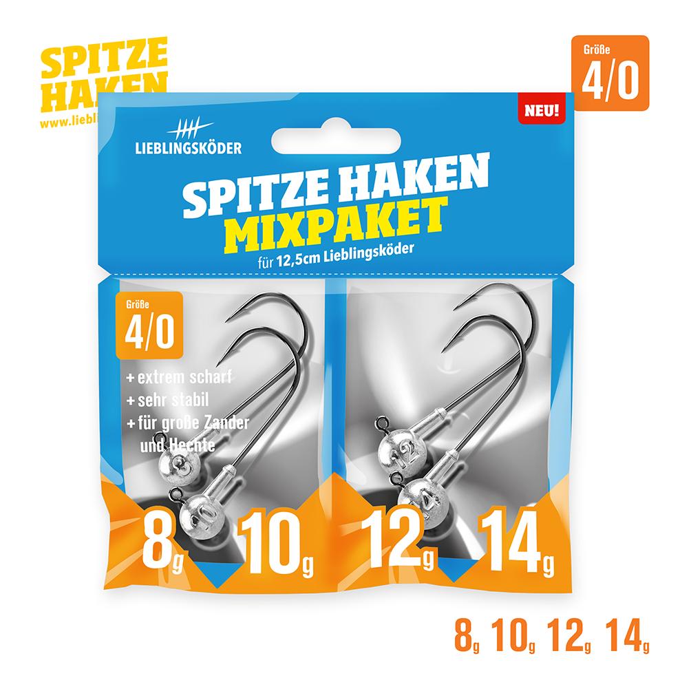 Lieblingsköder Spitze Haken Mixpaket 4/0 - Jigkopf
