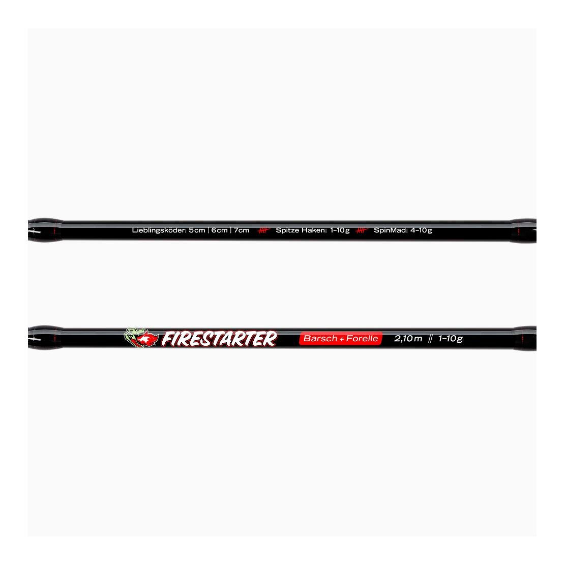 Firestarter Barsch + Forelle - Spinnrute
