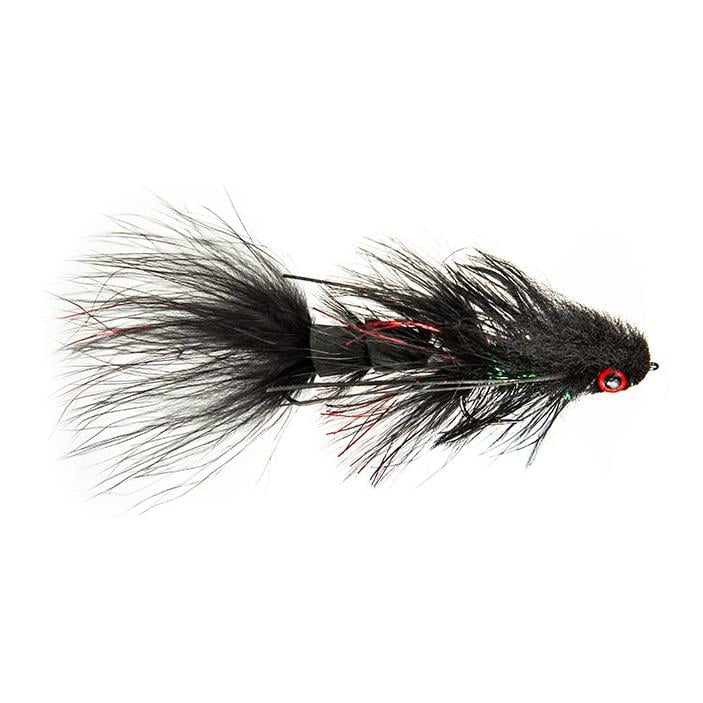 Image of Montana Fly Company Galloup's Wooly Tips Up Black - Streamer bei fischen.ch