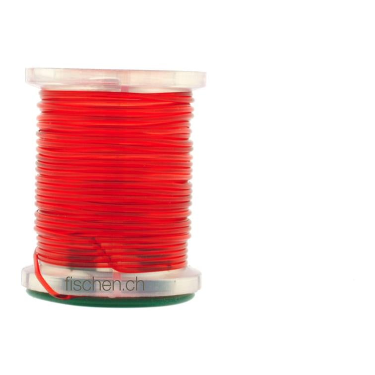 Image of Hareline Dubbin Vinyl rib midge red bei fischen.ch