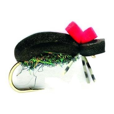 Image of Fulling Mill Hi Vis Foam Käfer Schwarz - Trockenfliege bei fischen.ch