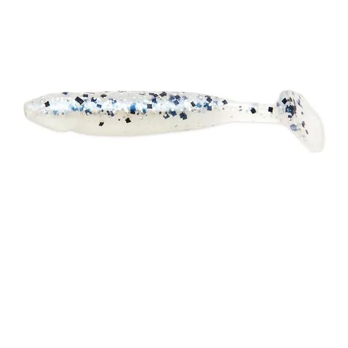 Bass Assassin Crappie Dapper Crystal Shad - Gummiköder