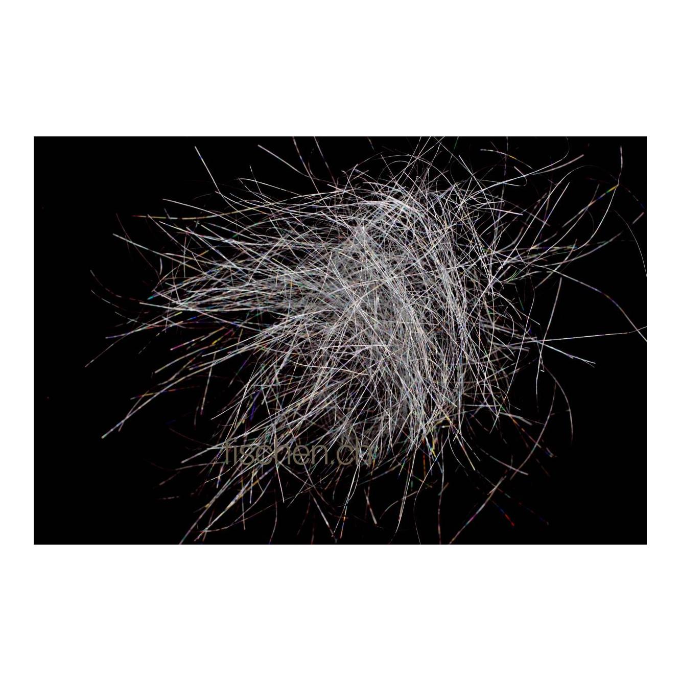 Image of Hareline Dubbin Ice Dub - Silver Holographic - Dubbing bei fischen.ch