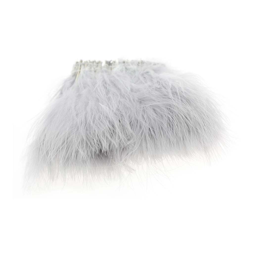 Image of Wapsi Marabou Blood Quill - Pearl Gray bei fischen.ch