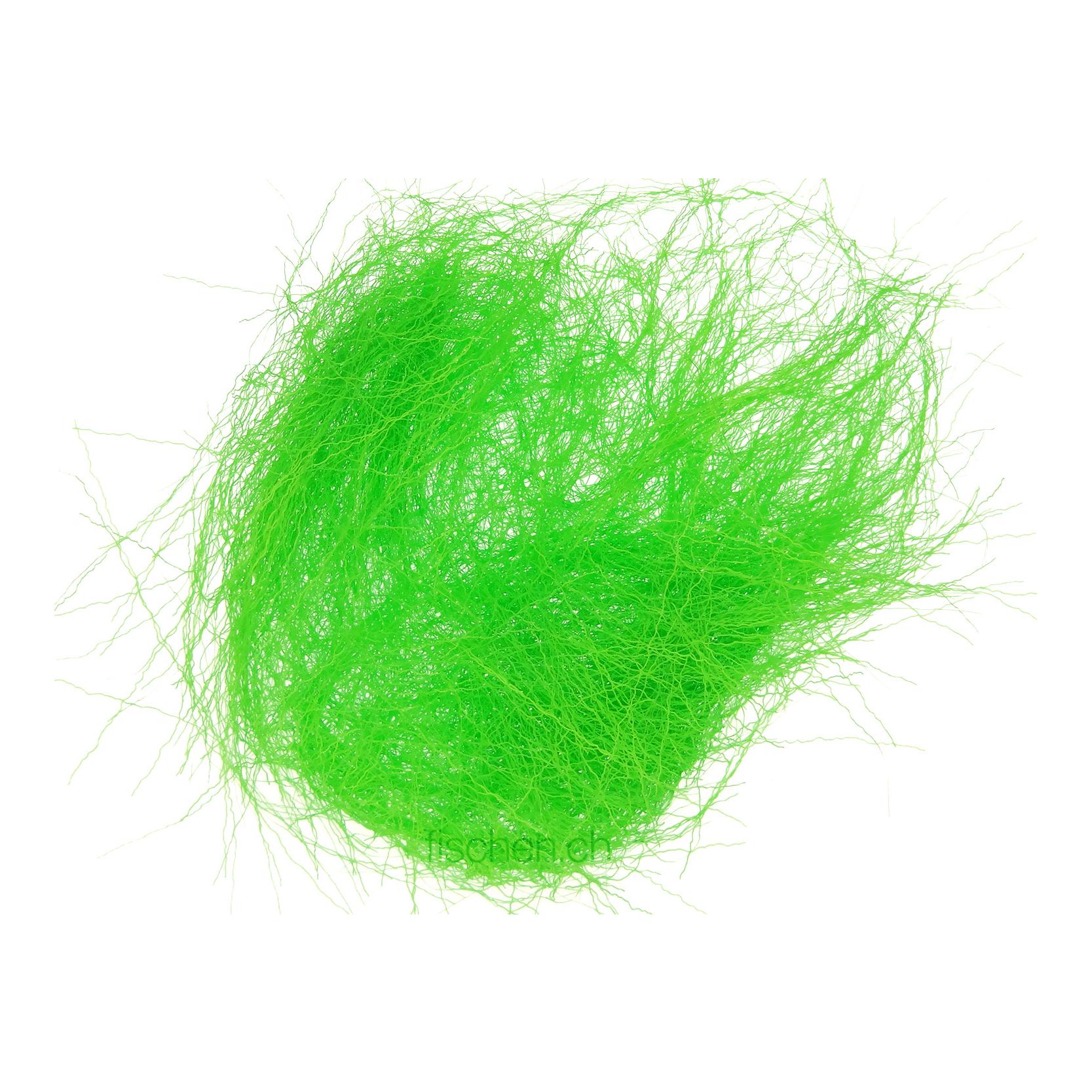 Hareline Dubbin Electric Ripple Ice Fiber - Fl. Chartreuse - Fluo Charteuse -