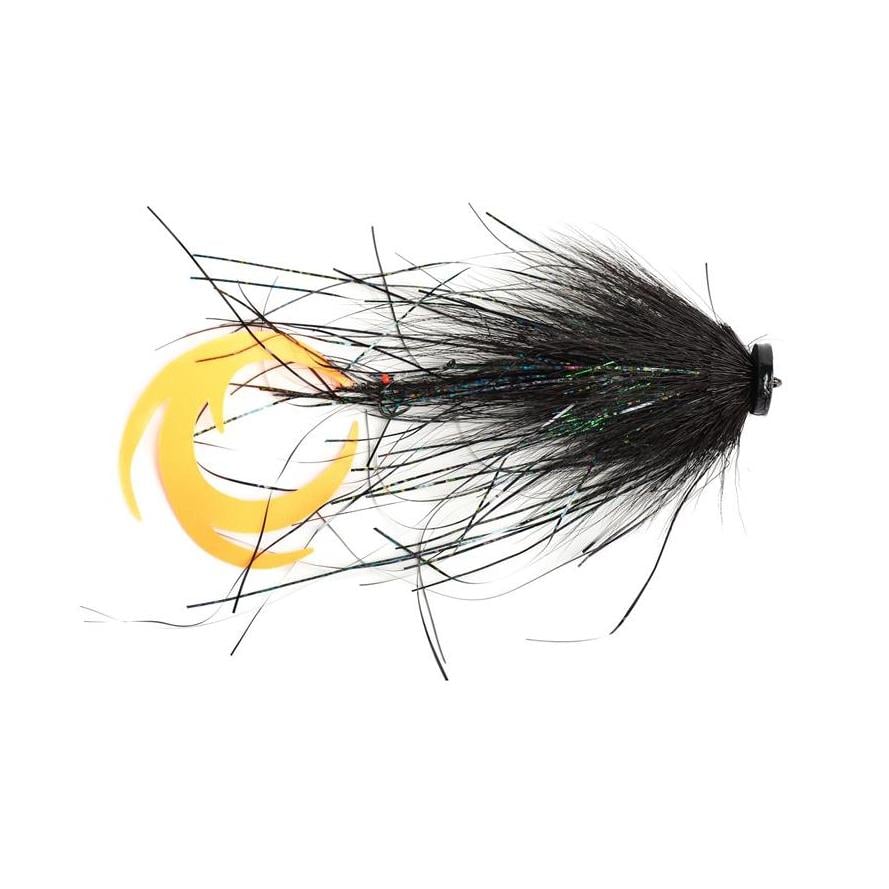 Fly-Dressing Bauer Waterpushing Pikefly Black - Hechtstreamer