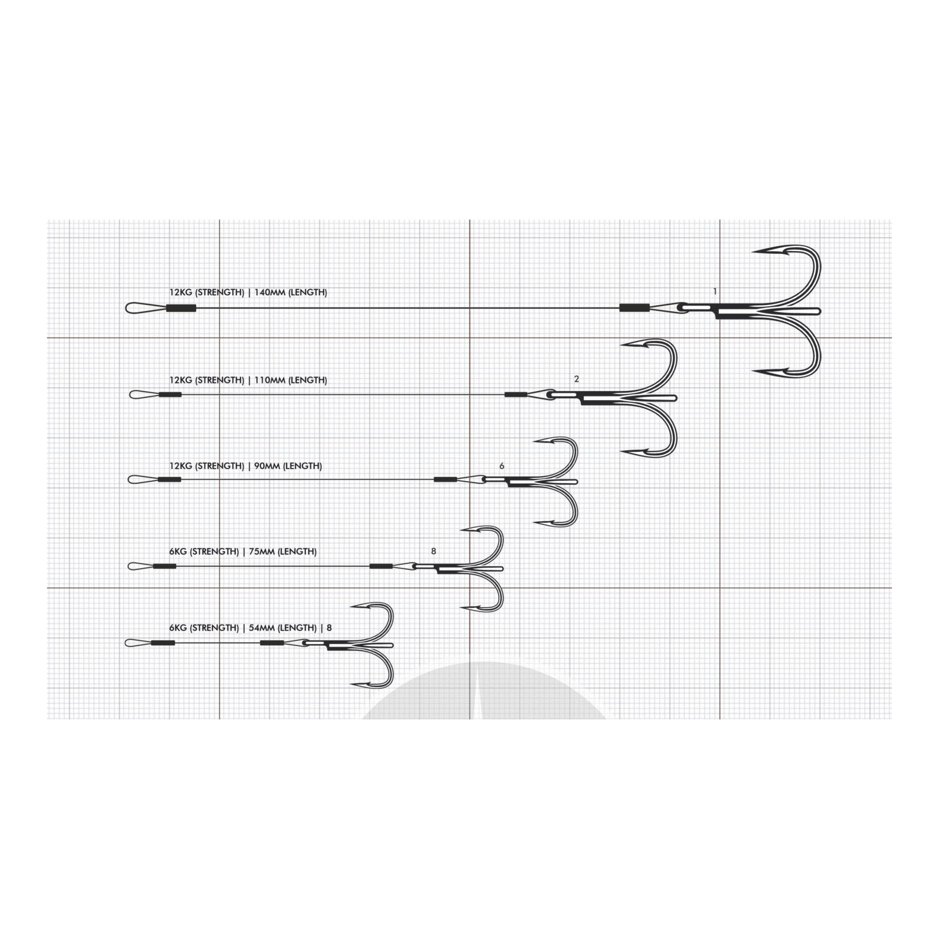 VMC 7554-W 19 Wire Stinger - Angsthaken