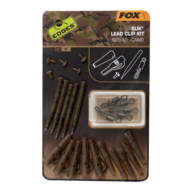 Image of FOX Rage Edges Camo Slik Lead Clip Kit - Vorfach bei fischen.ch