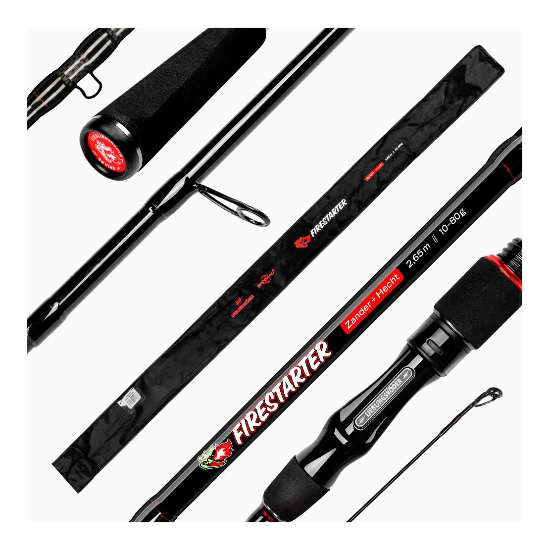 Lieblingsköder Firestarter Zander + Hecht - Spinnrute