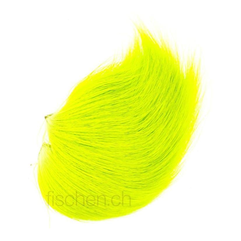 Hareline Dubbin Deer Belly Hair - Chartreuse - Rehhaar