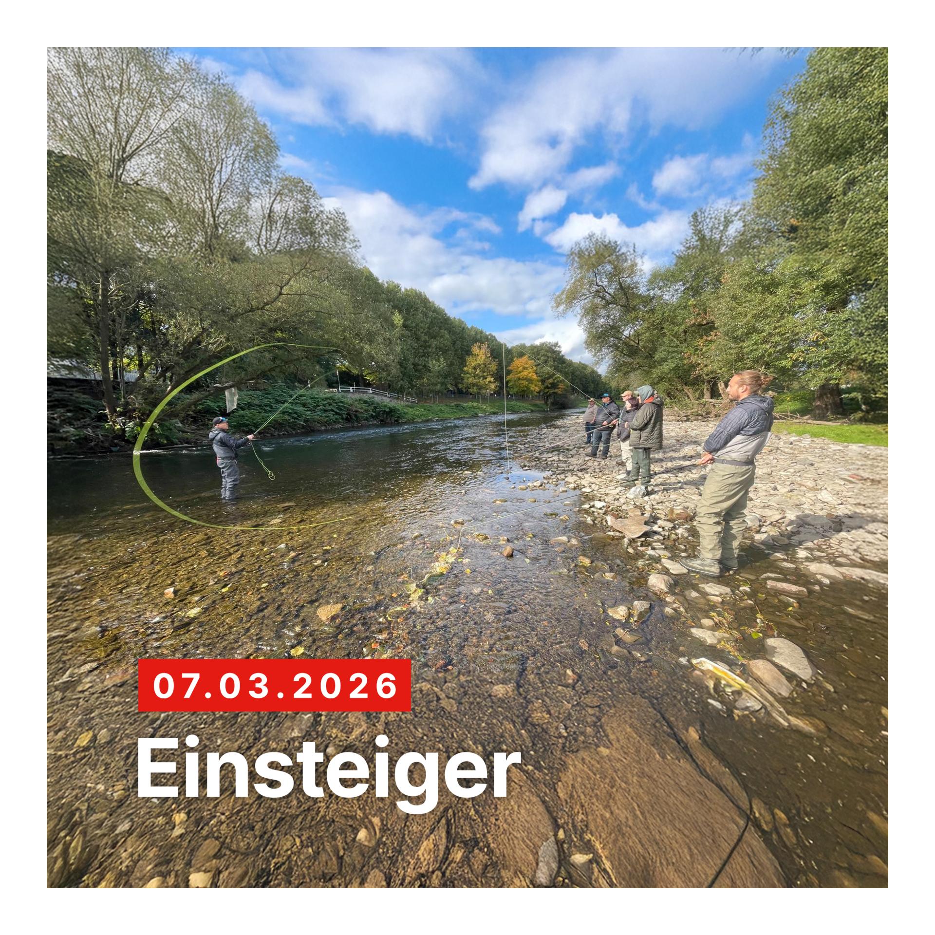 07.03.2026 Einsteiger Kurs Fliegenfischen - mit Chris Rownes 
