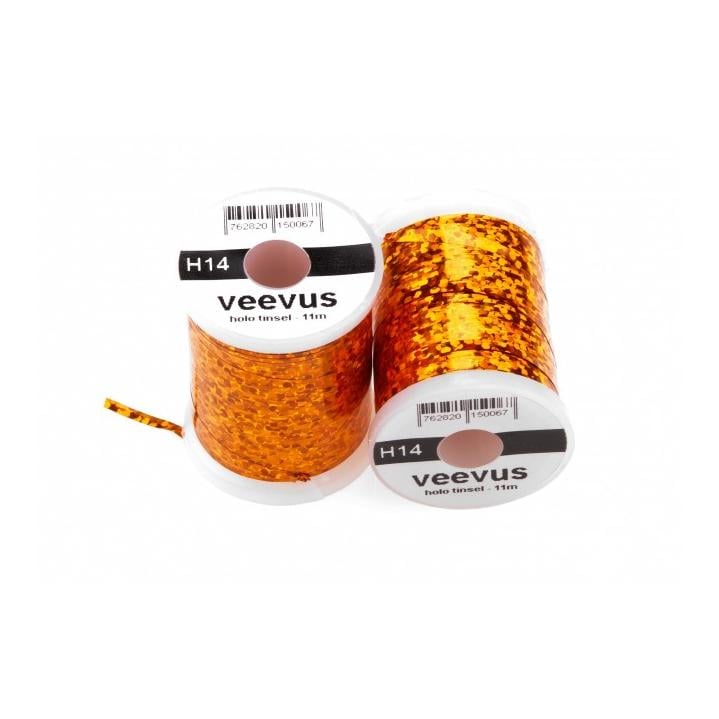 Holographic Tinsel - Orange