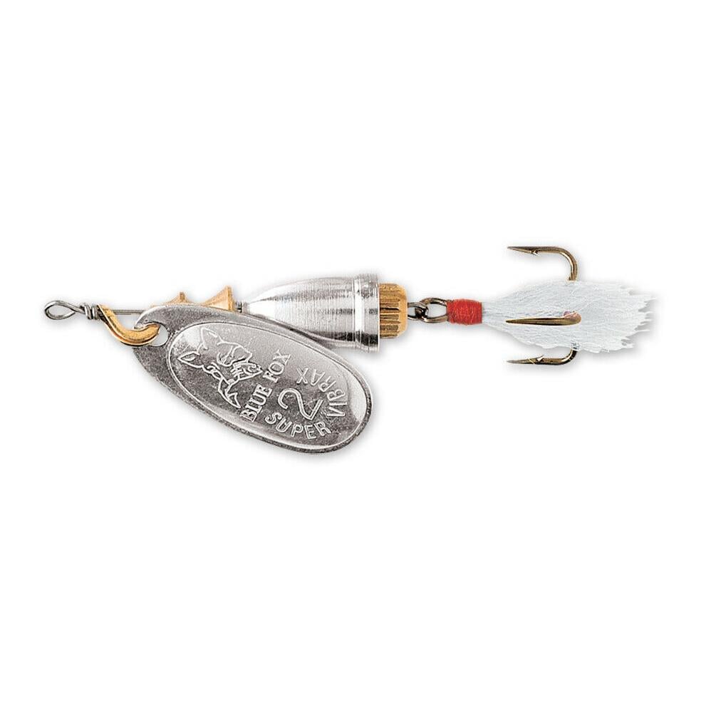 Blue Fox Vibrax Foxtail - Spinner - Silver White -