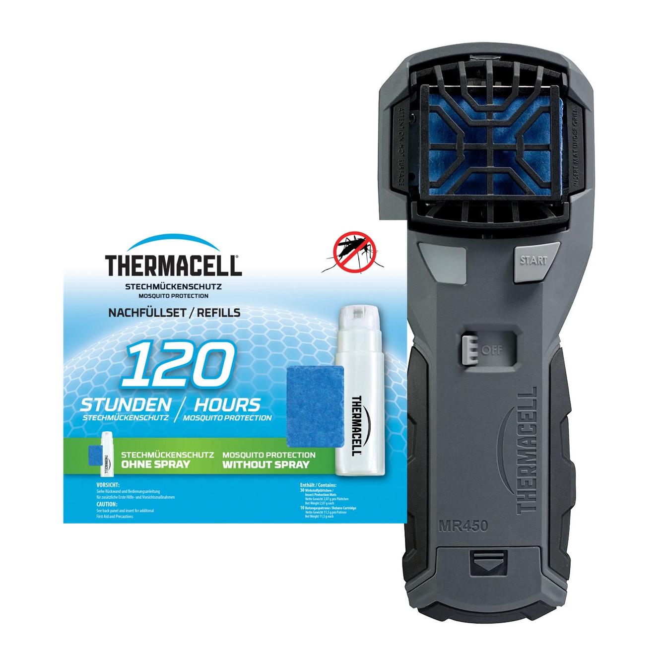 Mückenschutz Set MR450 + Nachfüllpack 120+Std