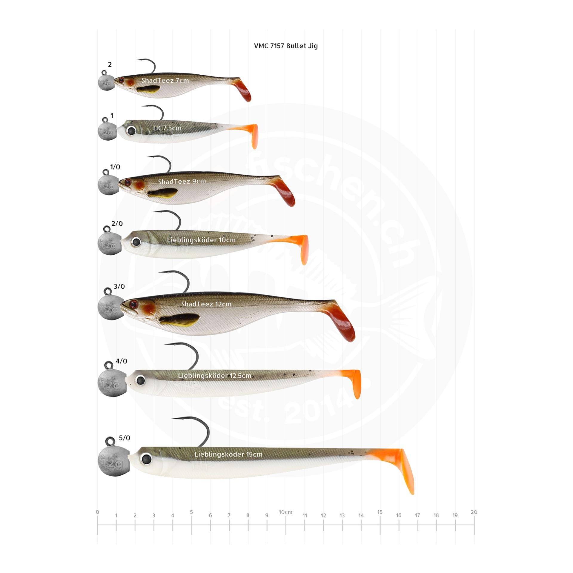 7157 Bullet Jig - Jigkopf