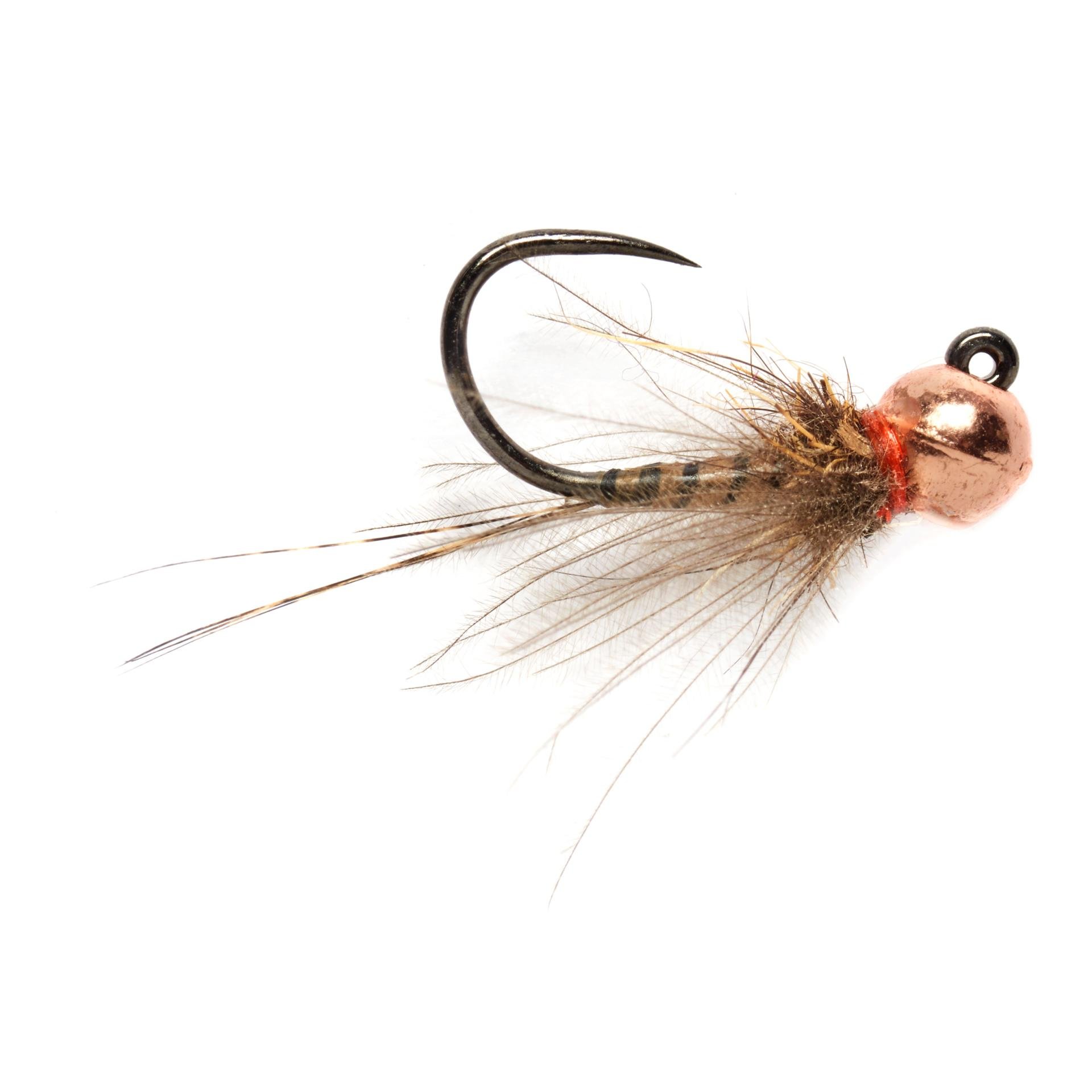 Image of Fulling Mill Croston Thread Quill Copper Bead o.W. - Nymphe bei fischen.ch
