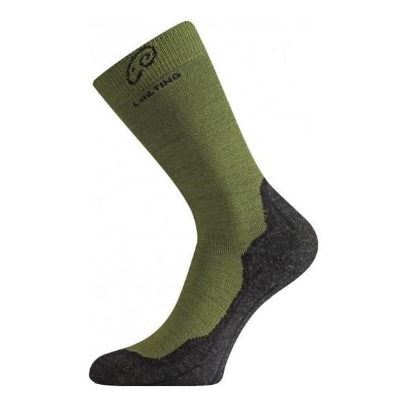 Trekkingsocken WHI Merinowolle Unisex - grün/grau