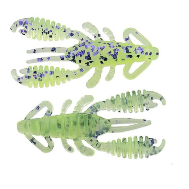 Image of Reins Ring Craw - Gummiköder - Purple Chartreuse - bei fischen.ch