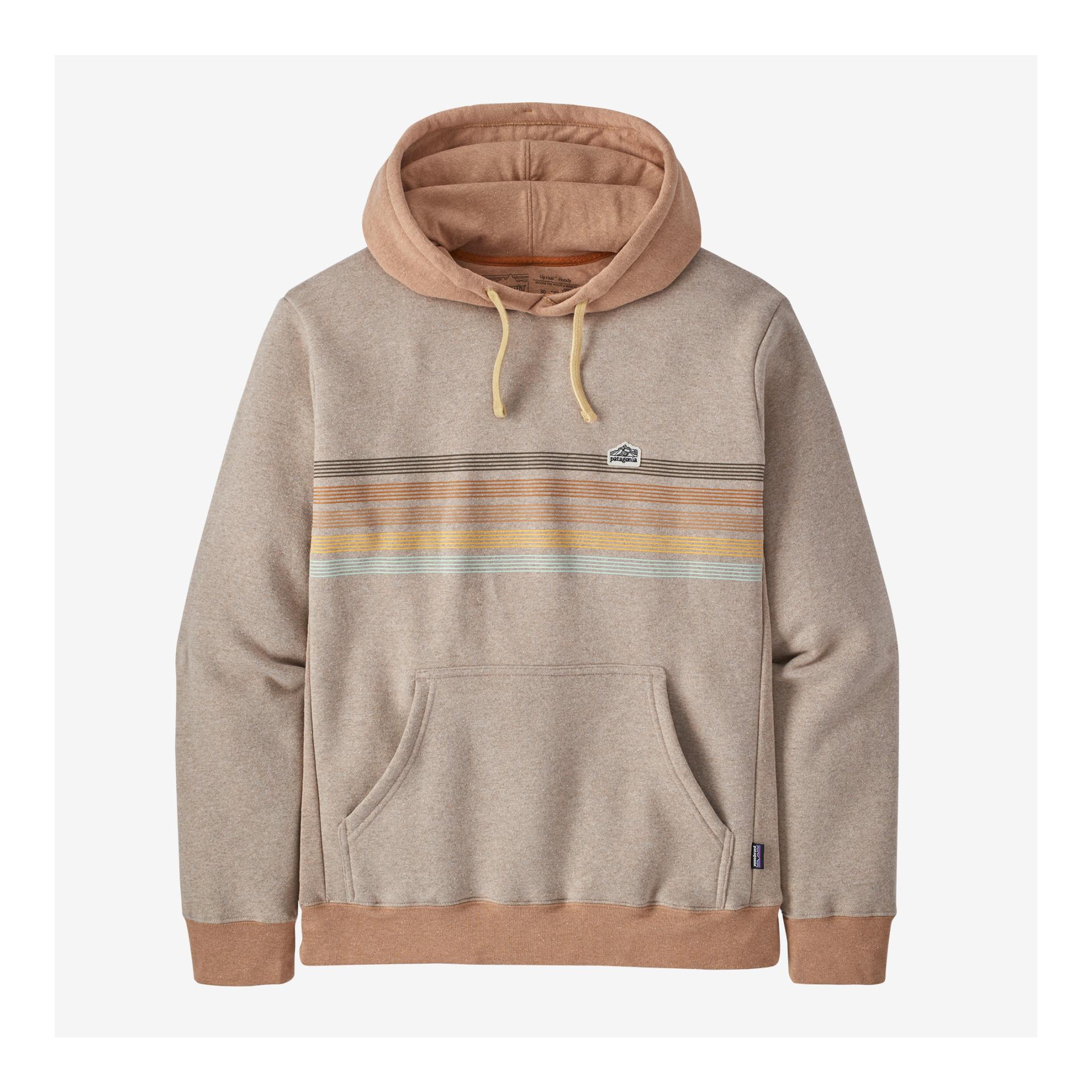 Image of Patagonia Men's Line Logo Ridge Stripe Uprisal - Hoody - Shroom Taupe - bei fischen.ch