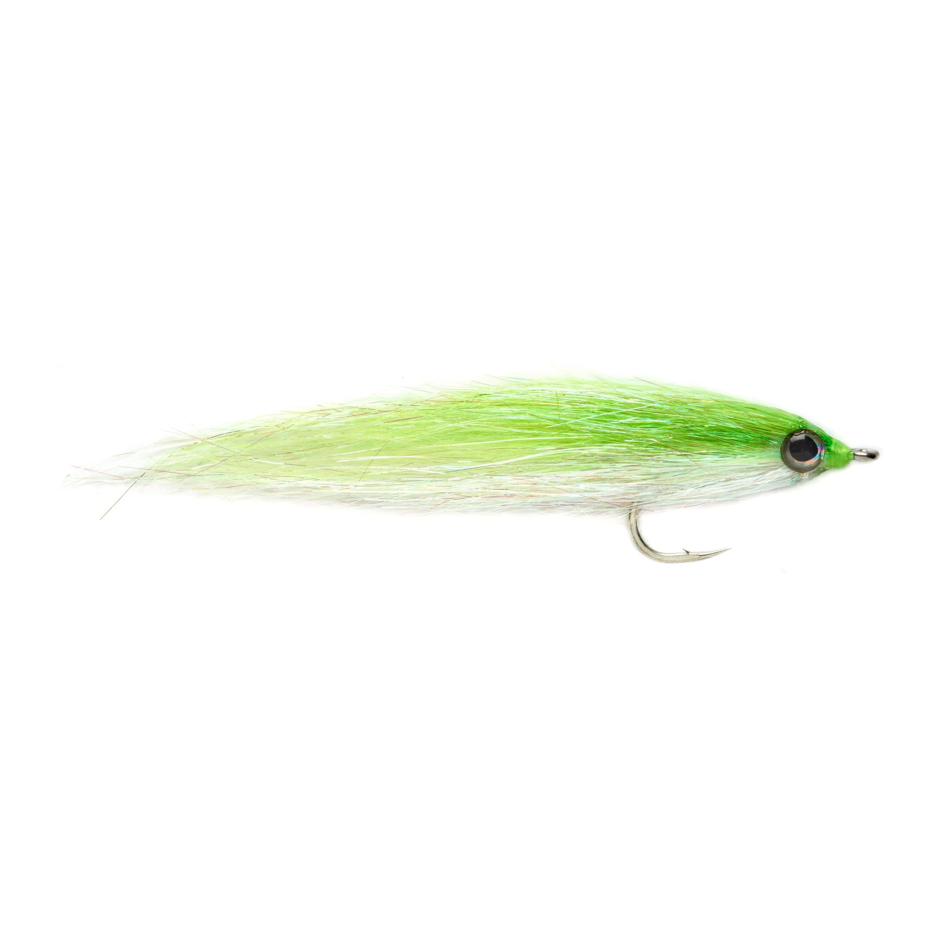 Image of Fulling Mill Sparkly Minnow Chartreuse - Streamer bei fischen.ch