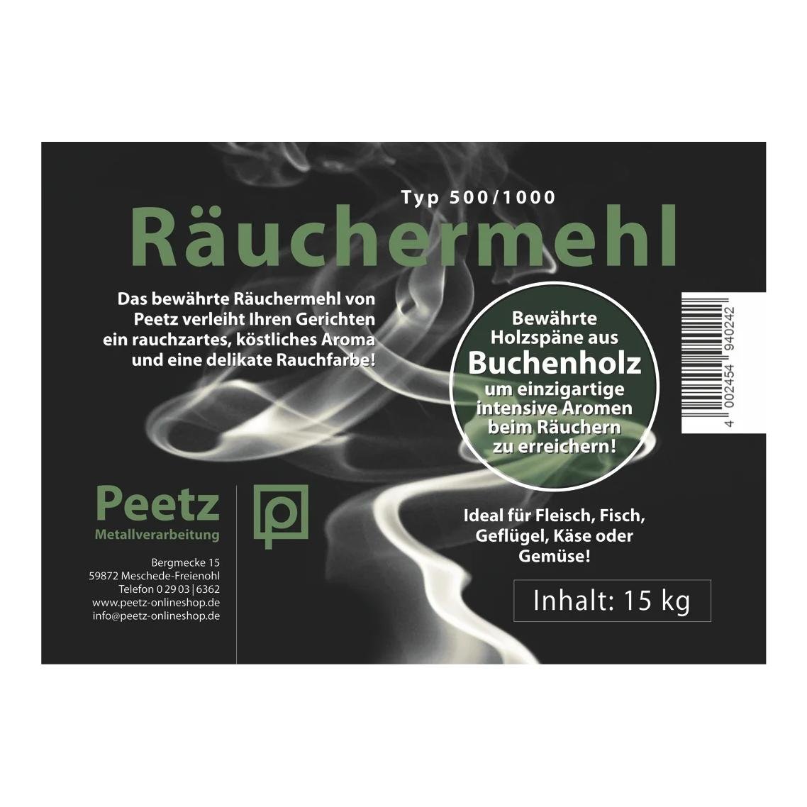 Peetz Räuchermehl Buche