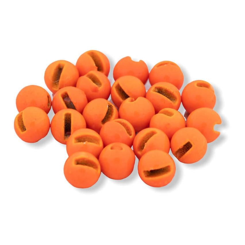 Image of 54 Dean Street Tungsten Bead Slotted Fl Orange - Tungstenkopf - Fluo Orange - bei fischen.ch