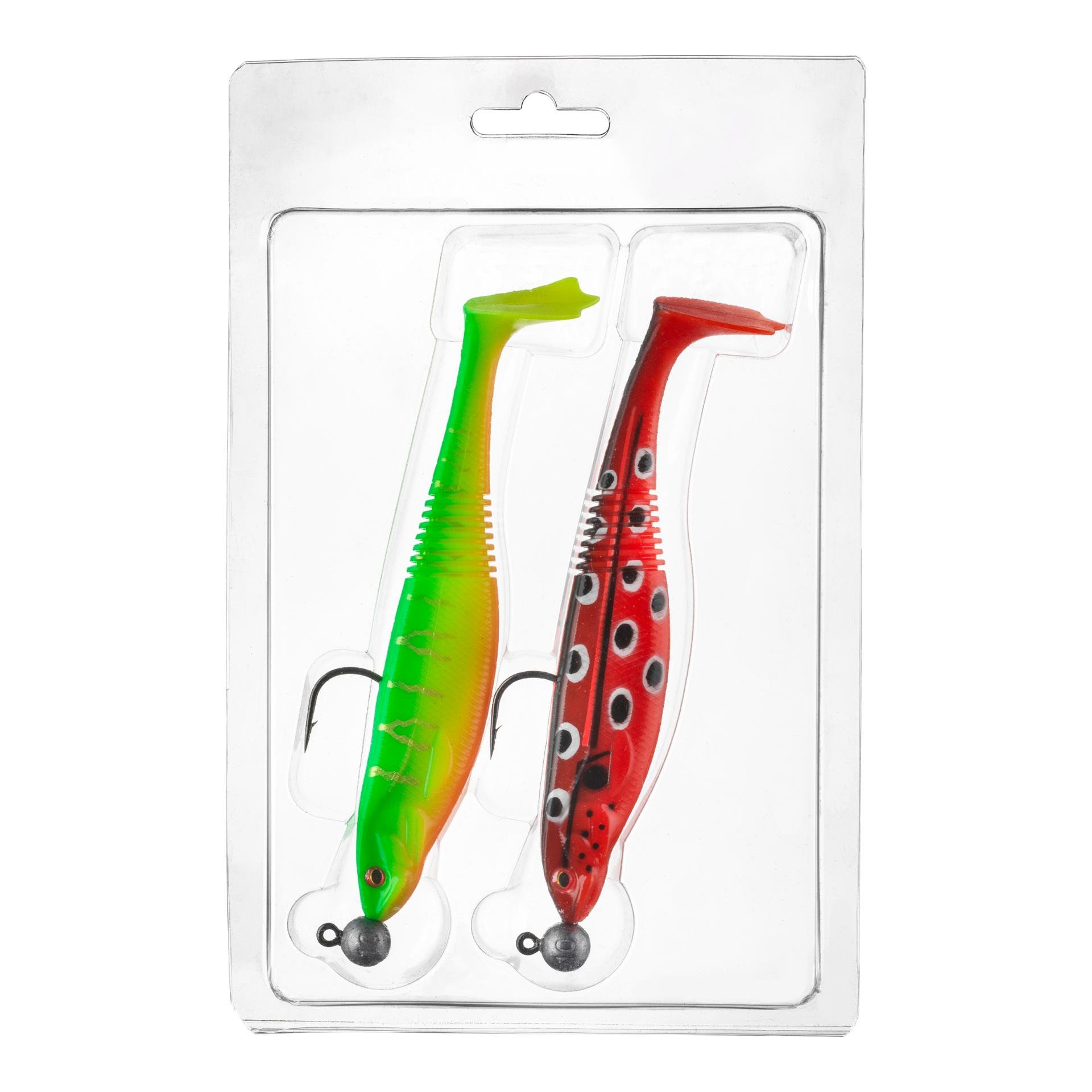 Image of Daiwa Prorex Pike Kit I Pre-Rigged 2Stk. - Gummiköder-Set - Multi - bei fischen.ch