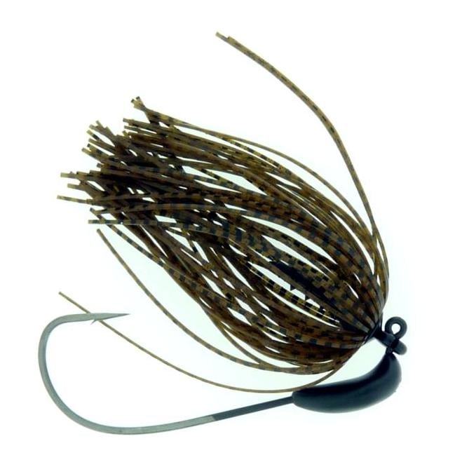 Image of Keitech Special Rubber Jig Model 3 swim green pumpkin tiger - Jigkopf bei fischen.ch