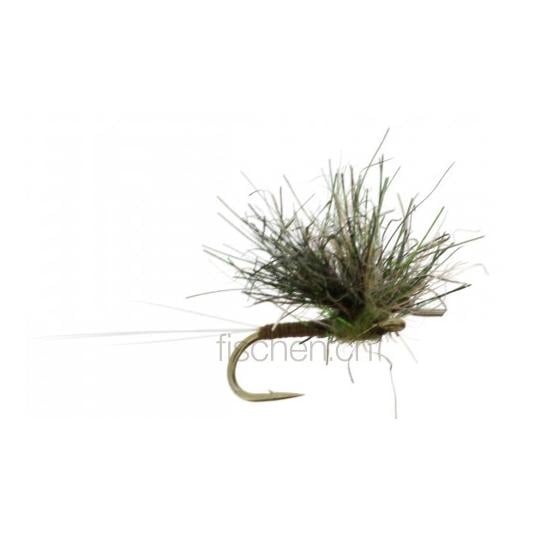 Image of Umpqua Glitzer Dun Olive - Trockenfliege bei fischen.ch