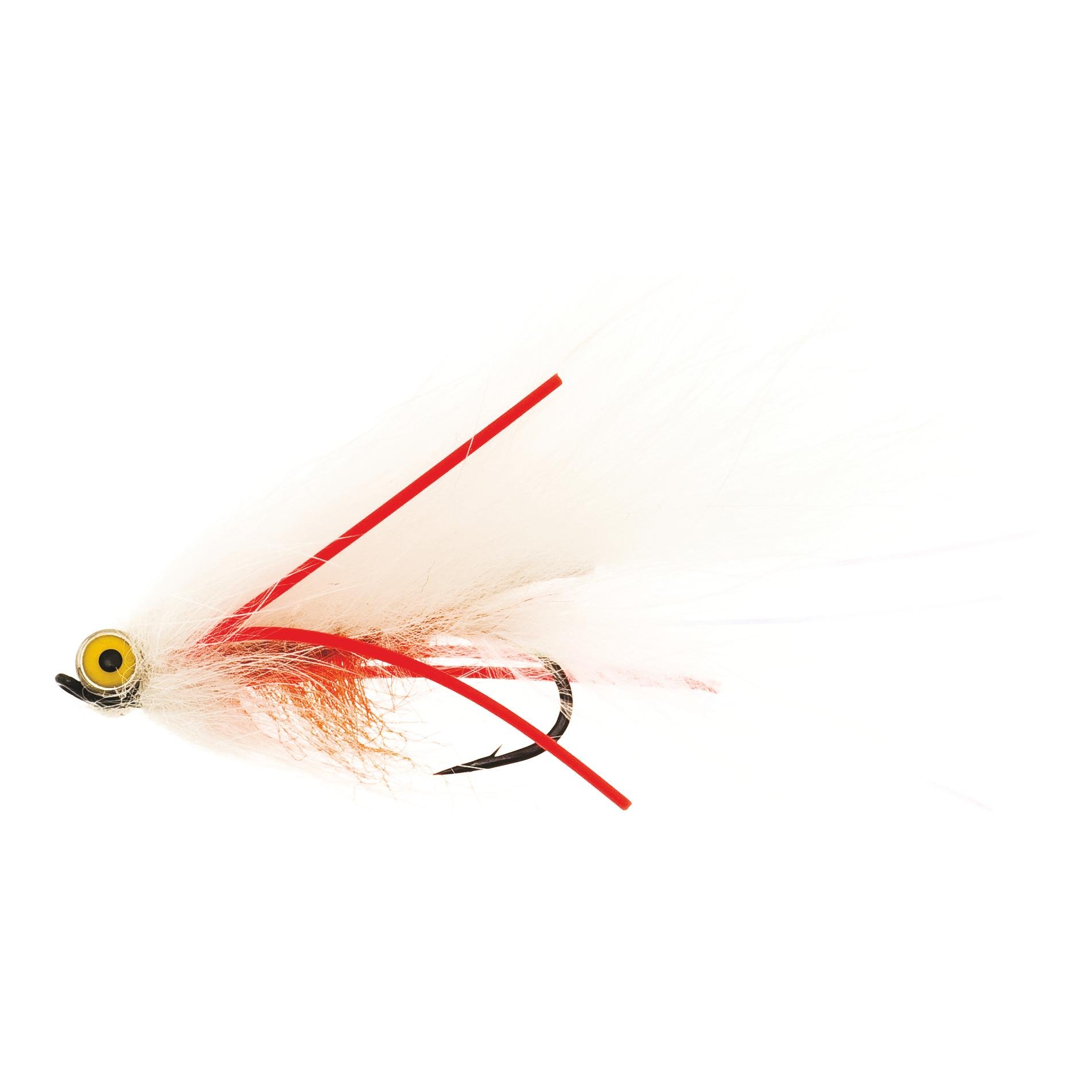 Unique Flies Zonky White/Red - Streamer
