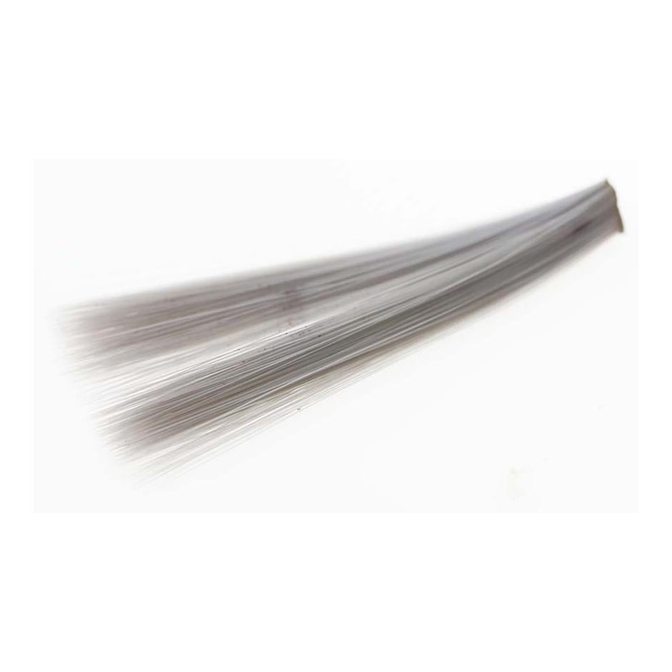 Image of The Fly Co. Mayfly Tails - Silver Dun - White - bei fischen.ch