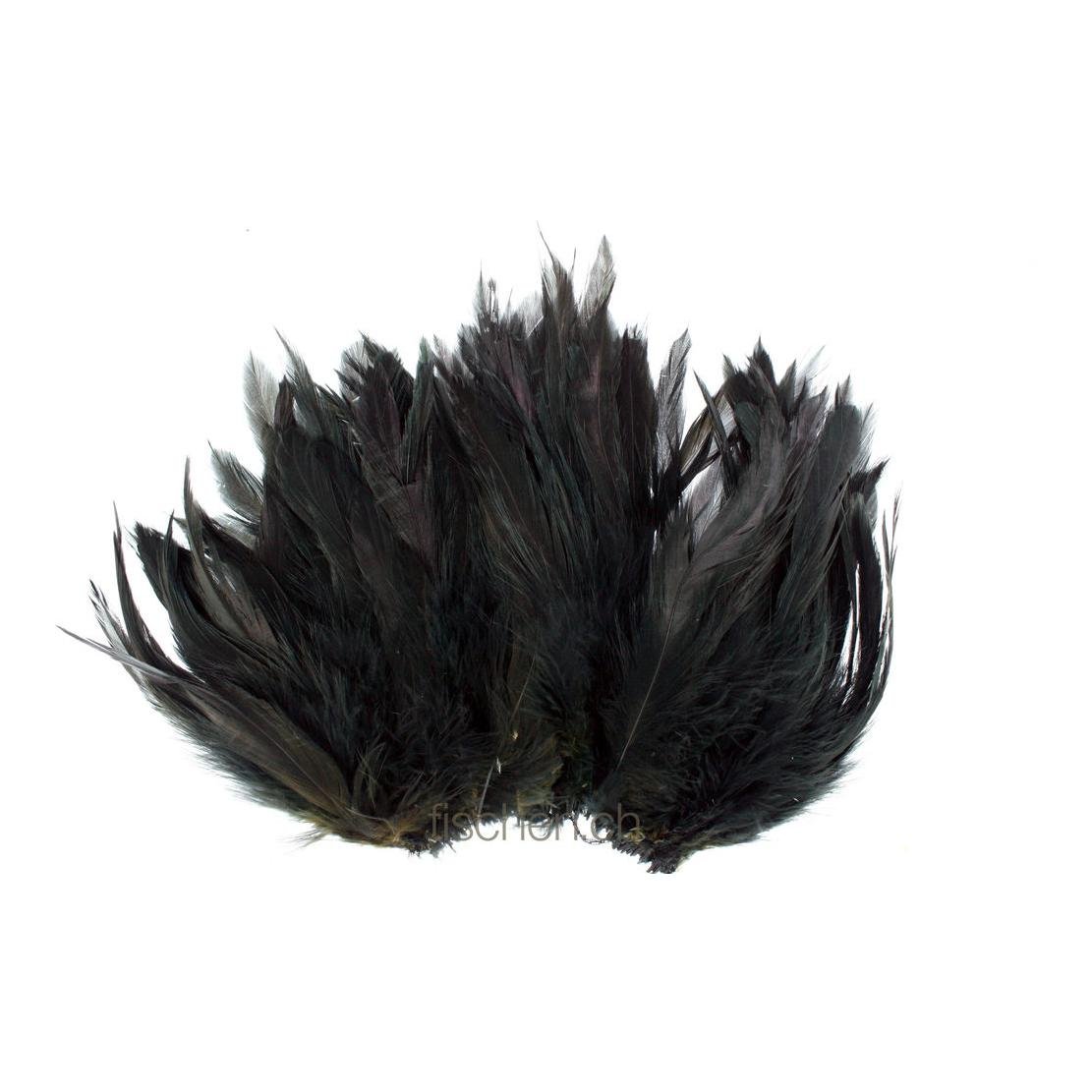 Image of Hareline Dubbin Schlappen - Black bei fischen.ch