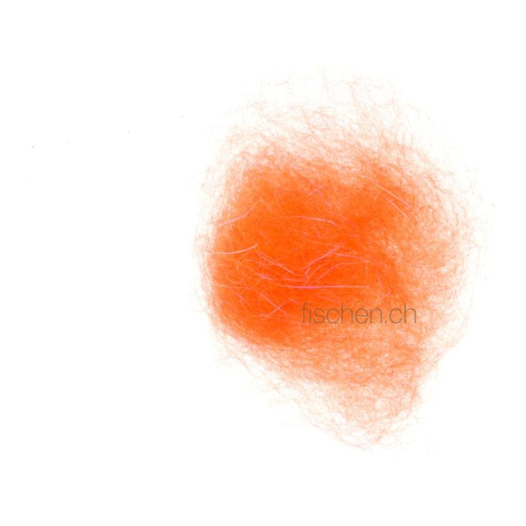 Image of Hareline Dubbin Senyo's Laser Dub - Fluo Hot Orange - Dubbing bei fischen.ch