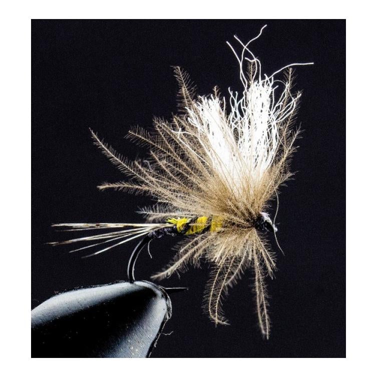 Traun River CDC Para Dun Olive Yellow - Trockenfliege